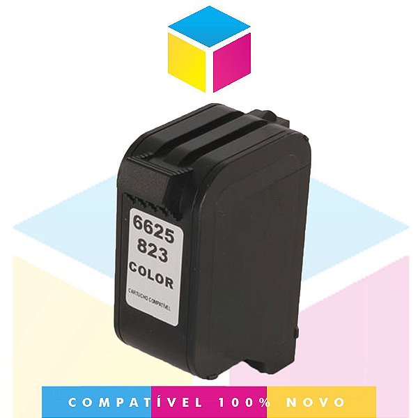 Cartucho de Tinta Compatível com HP 23 C 1823 D Colorido | Deskjet 840 Deskjet 710 C | 27ml
