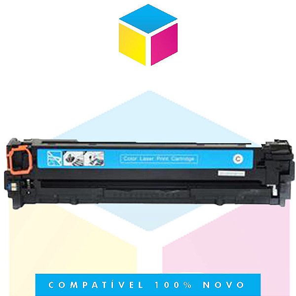 Toner Compatível HP CF 381 A 312 A Ciano | M 476, M 476 NW, M 476 DW | 2.8k