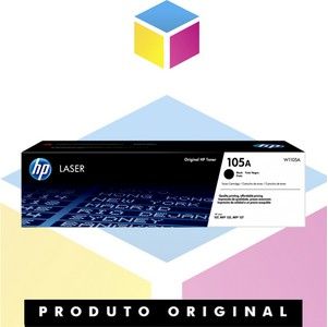 Toner HP Original 105 A W 1105 A Preto | M 107 A M 107 W M 135 A M 135 W | 1K