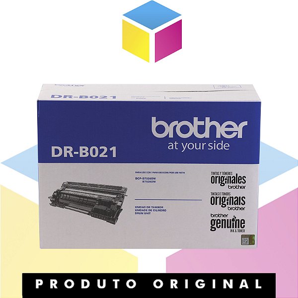Cartucho de Cilindro Brother DR-B021 DR B021 Original | DCP-B7520DW B7520DW DCP-B7535DW B7535DW B2080DW |12K