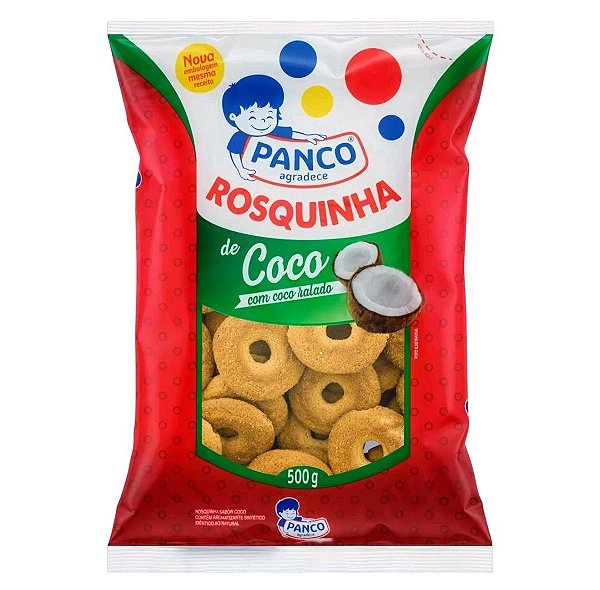 Biscoito Rosquinha Coco Panco Pacote 500g