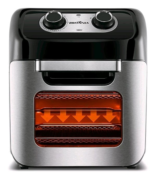 Air Fryer Fritadeira Britânia 4 em 1 1800W