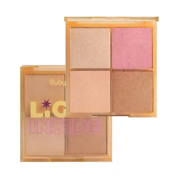 Paleta de Iluminador Ruby Rose Light Inside 1