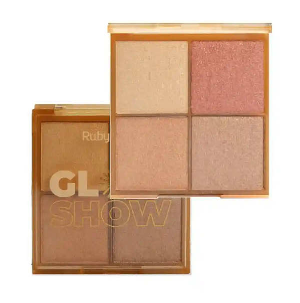 Paleta de Iluminador Ruby Rose Glow Show 2