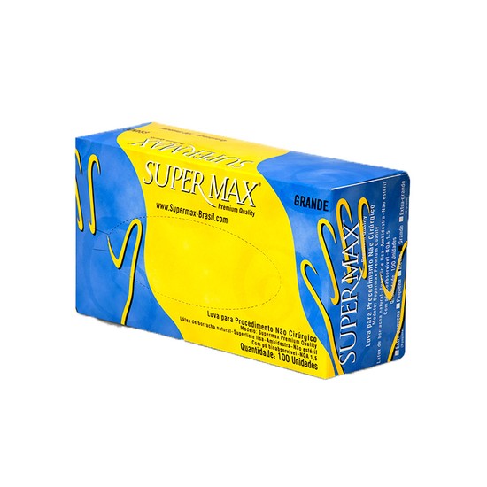 Luva para Procedimento Látex - SUPERMAX