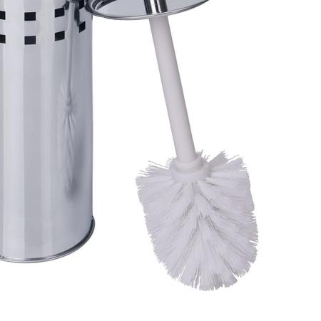 Escova Sanitária com cerdas flexíveis e suporte Inox