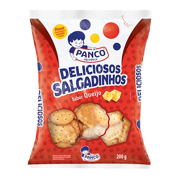 Panco Biscoito Salgadinho Queijo Pacote 500g