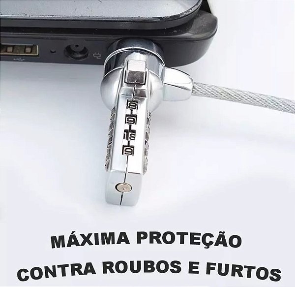 Cadeado/Trava de segurança para notebook