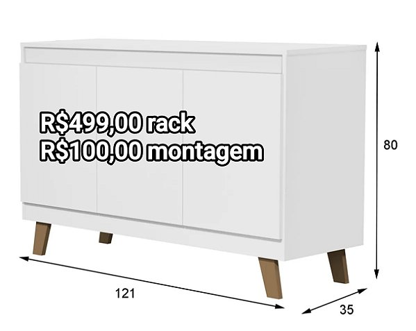 Rack para copa - café e água