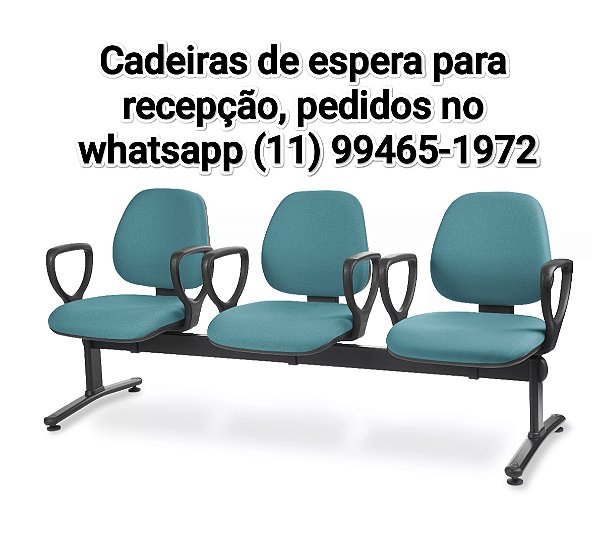 Cadeiras de espera para  recepção, pedidos no  whatsapp (11) 99465-1972