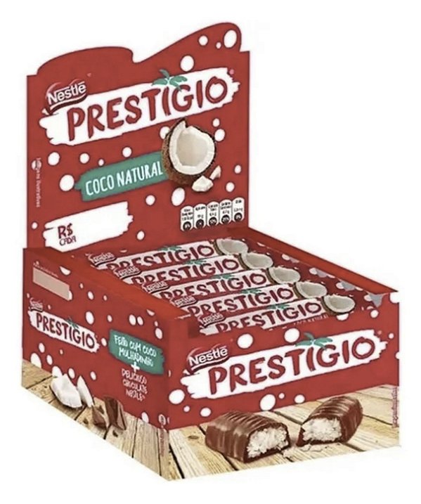 Chocolate Prestigio Nestlé Caixa Com 30 Unidades de 33g