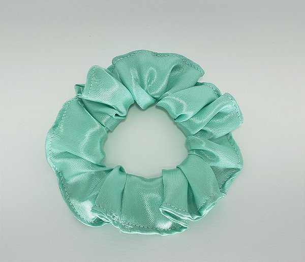 Xuxinha Cetim Anti Frizz Lisa Verde Água