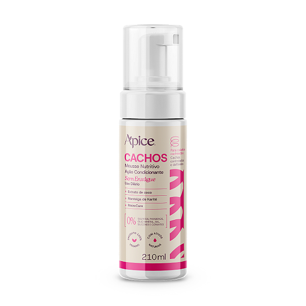 Mousse Nutritivo Cachos Essence 210ml Apice