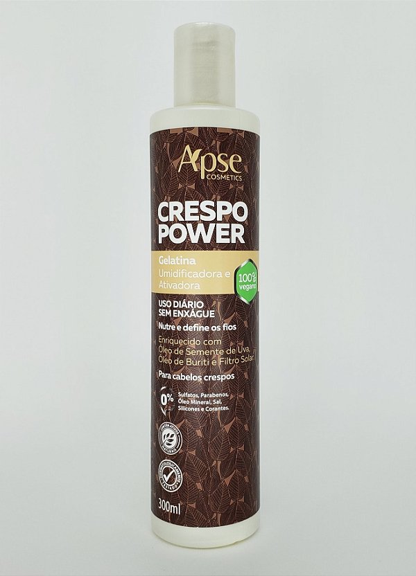 Gelatina Umidificadora e Ativadora Crespo Power 300ml - Apse