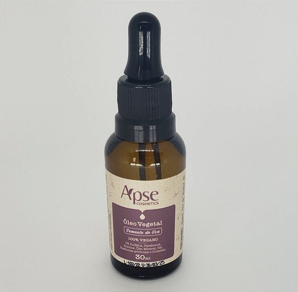 Óleo Vegetal Semente Uva 30ml Apse