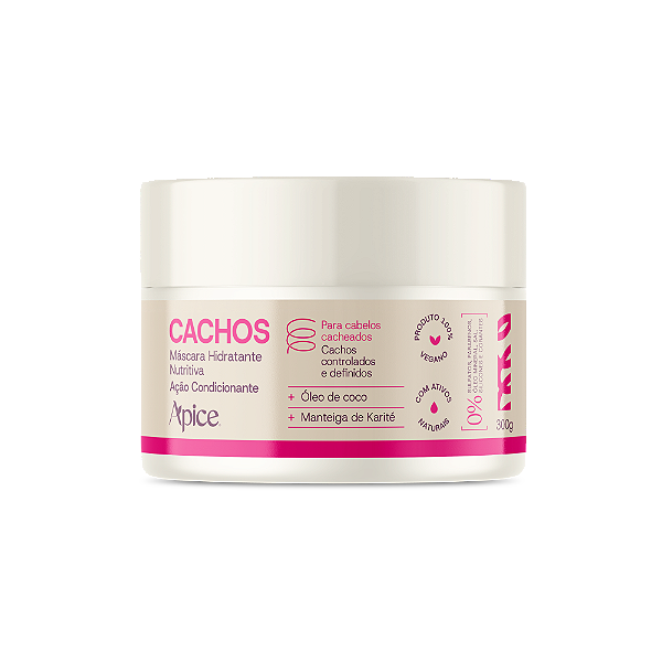 Máscara Cachos Essence Hidratante Nutritiva 300g Ápice