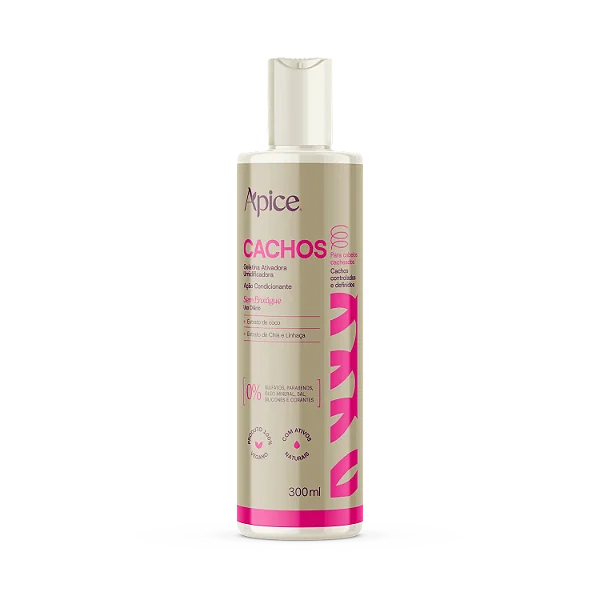 Gelatina Ativadora e Nutritiva Cachos Essence 300 ml Apice