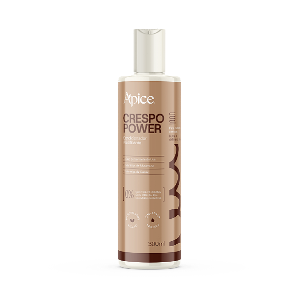 Shampoo Crespo Power Hidratação Intensa 300ml Ápice Cosmeticos