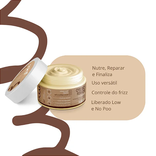 Manteiga 2x1 (Umectante e Finalizadora) Crespo Power 260g - Ápice