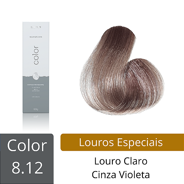 8.12 - Louro Claro Cinza Violeta - 60g