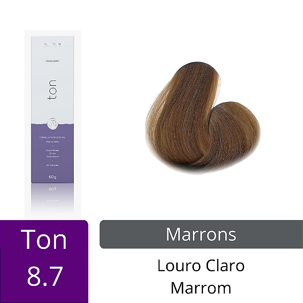 Ton - 8.7 - Louro Claro Marrom - 60g