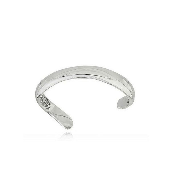 Bracelete Feminino Curve Ródio Branco