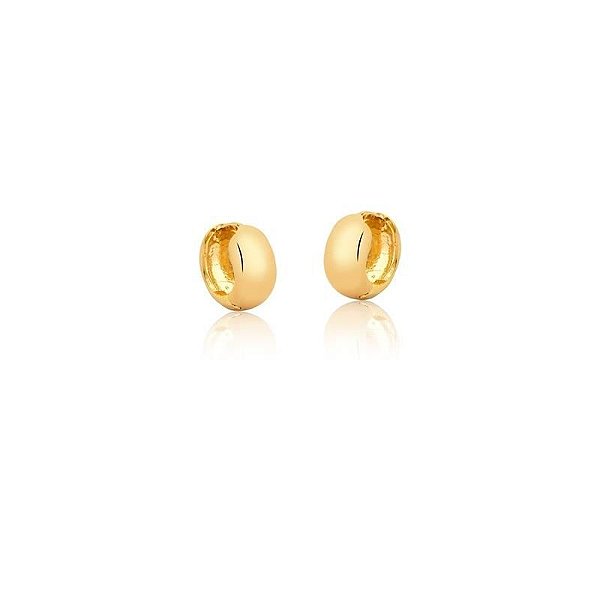 Brinco de Argola Lisa Banho Ouro18k