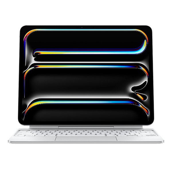 Magic Keyboard para iPad Pro 13 Pol (M4) – Inglês (EUA) – Branco ․