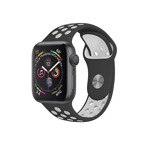 Pulseira Armor Running  para Apple Watch 38 / 40 / 41 / 42MM - Preto e Branco - Gshield