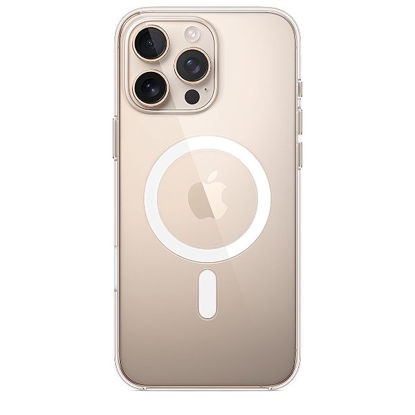 Capa original Apple para iPhone 16 Pro Max Transparente com MagSafe