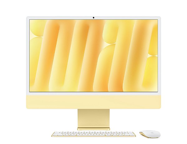 iMac 24" M4 - 24GB (CPU 10 | GPU 10) - 512GB SSD - Amarelo