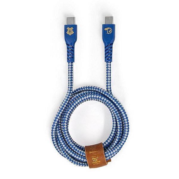 Cabo USB-C para USB-C Azul | Corvinal Harry Potter ․