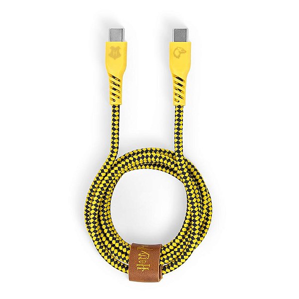 Cabo USB-C para USB-C Amarelo | Lufa-Lufa Harry Potter ․