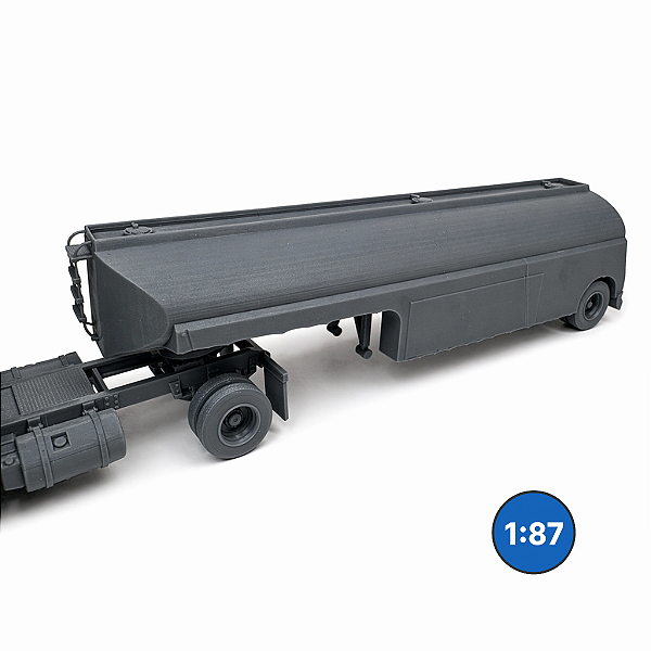 Carreta Tanque Clássica HO 1:87
