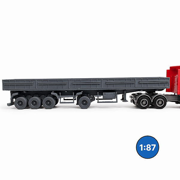 Carreta Carga Seca 4 Eixos HO 1:87