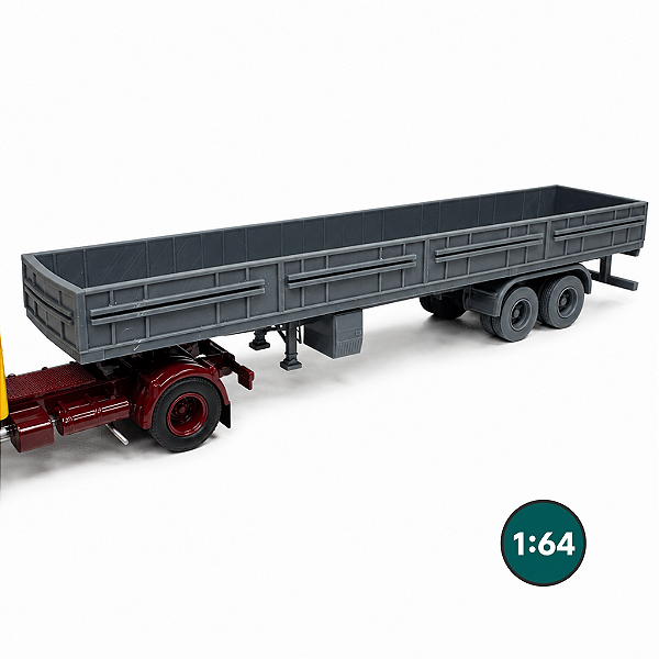 Carreta Carga Seca 2 Eixos 1:64