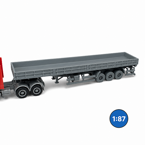 Carreta Carga Seca 3 Eixos HO 1:87