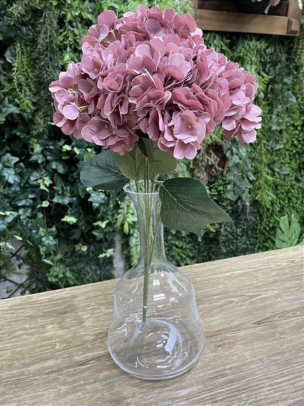 Buquê de Hortênsia Rosa Antigo x5