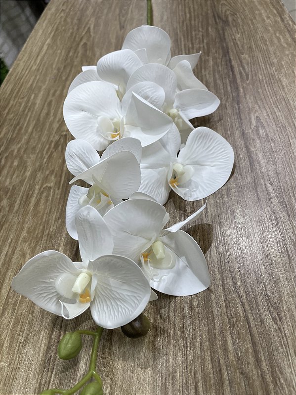 Galho de Orquídea Silicone Toque Real