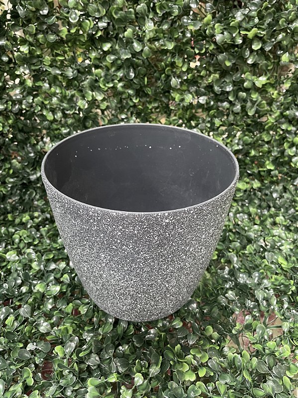 Vaso Polipropileno Cinza Grande