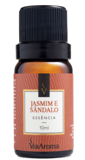 Essência Jasmin e Sândalo 10 ml - Via Aroma