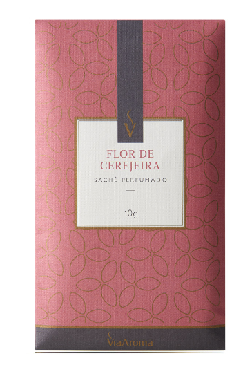 Sache Perfumado 10 g Flor de Cerejeira - Via Aroma