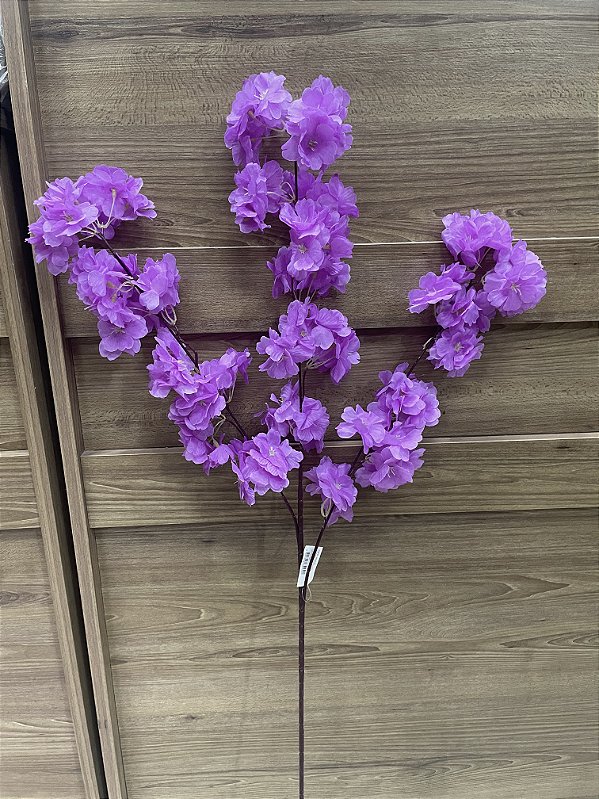Galho de Cerejeira Roxa - 90 cm