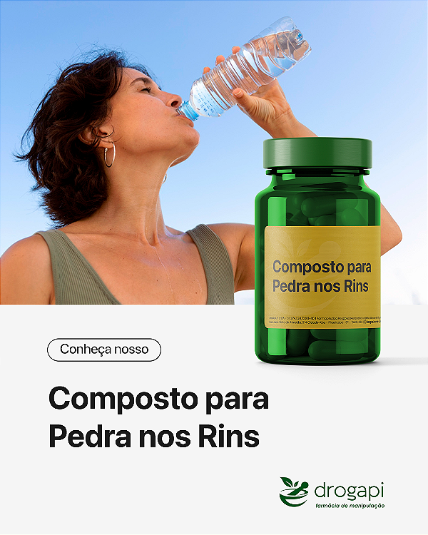Composto para pedra nos rins