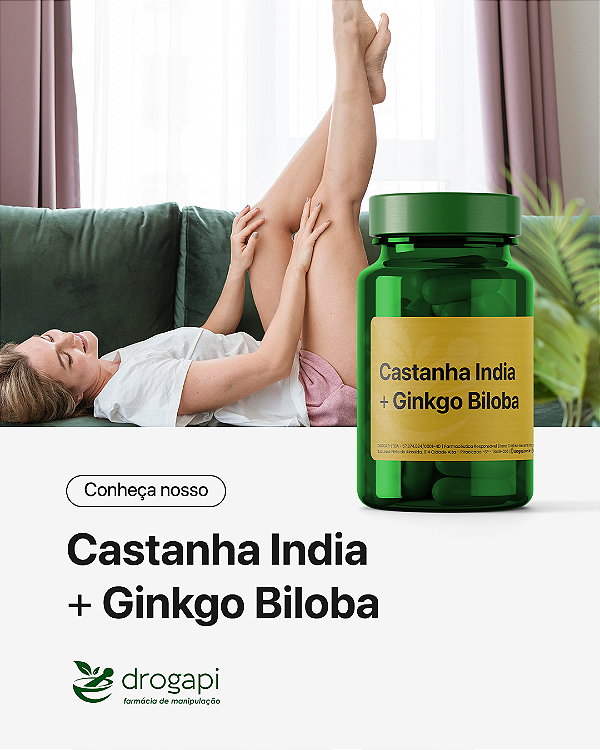 Castanha India + Ginkgo Biloba