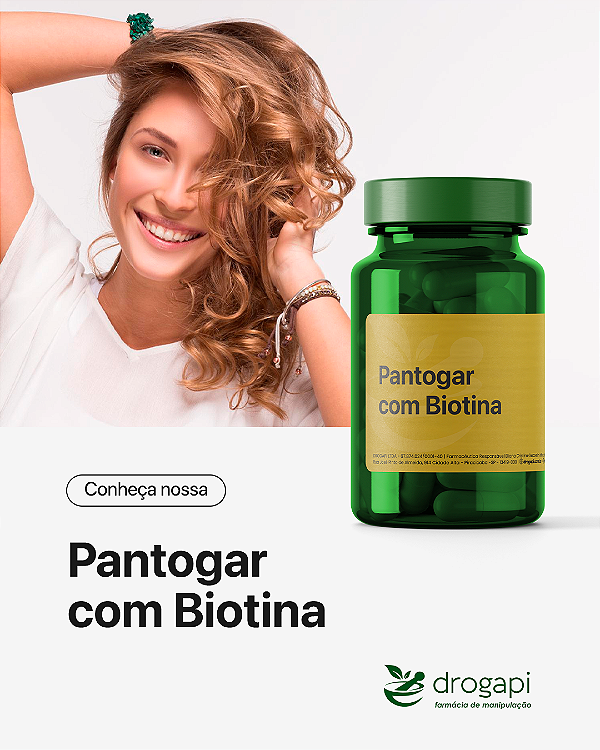 Pantogar com biotina