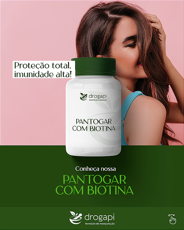 Pantogar com biotina