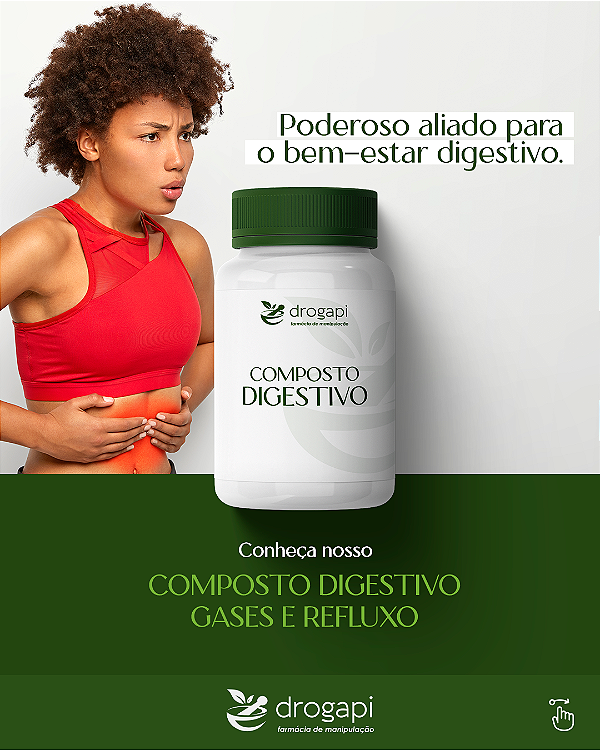 Composto digestivo - Gases e Refluxo