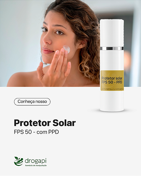 Protetor Solar - FPS 50 - com PPD