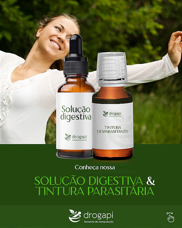 Kit Tintura Desparasitária + Solução digestiva
